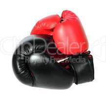 boxing-gloves on the white background. (isolated)