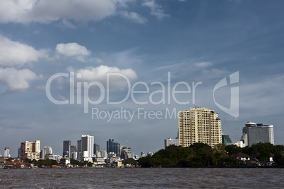 Beautiful city landscape Bangkok for design