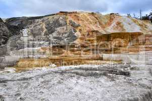 Mammoth Hot Springs in Yellowstone National Park