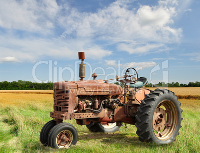 vintage tractor