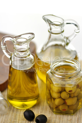 olive oil bottles