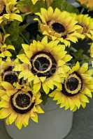artificial sunflowers