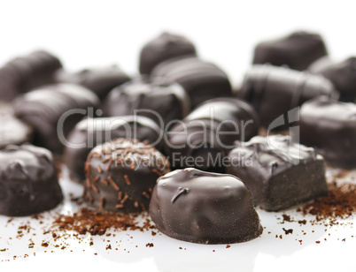 Assorted chocolate candies