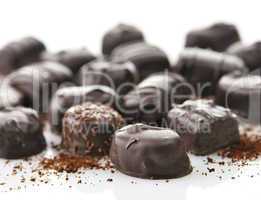 Assorted chocolate candies