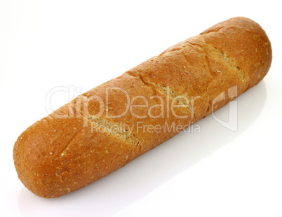 Whole wheat loaf of bread