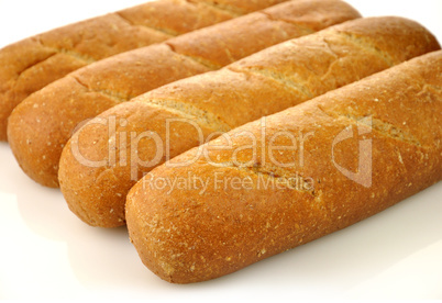 Whole wheat loaf of bread
