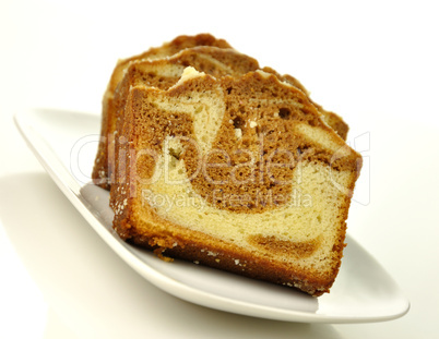 cinnamon swirl loaf sliced cake