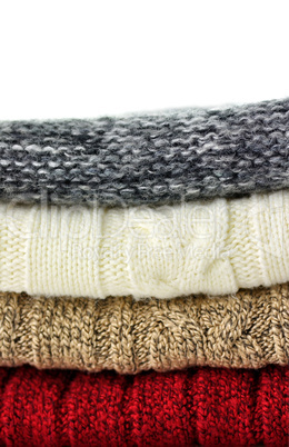 Stack of sweaters