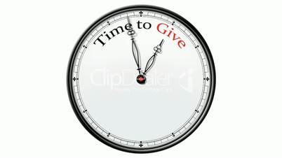 Clock: Time to Give