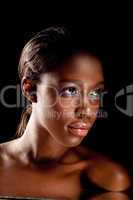Portrait Of Beautiful African Woman
