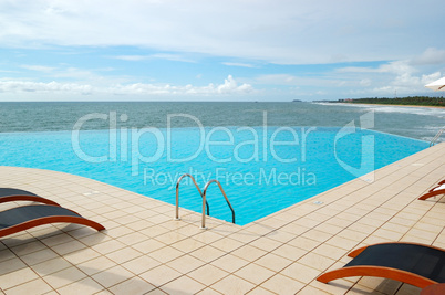 The sea view swimming pool, Bentota, Sri Lanka