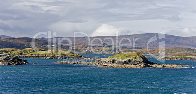 coastal landscape on scottish isle