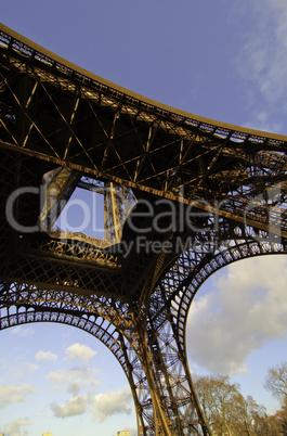 Eiffel Tower in December, Paris