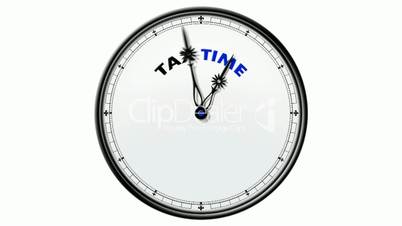 Clock: Tax Time