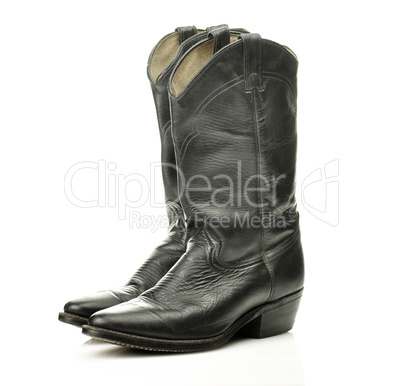 cowboy   black boots