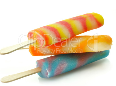 colorful ice cream pops