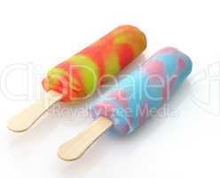 colorful ice cream pops