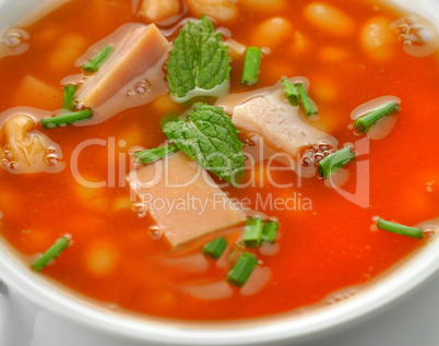 white bean soup