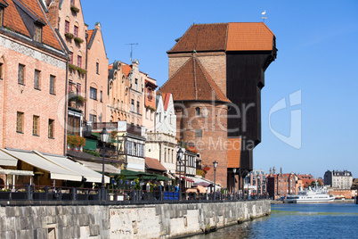 The Crane in Gdansk Old Town