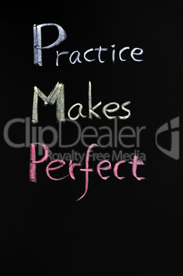 Text of "Practice Makes Perfect"