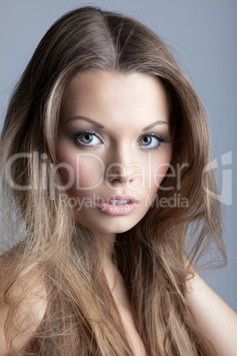 amazing beautiful and sexy young woman portrait