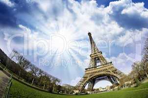 Sky Colors over Eiffel Tower, Paris