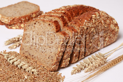 Mehrkornbrot in Scheiben