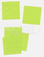 Post it notes - taped paper