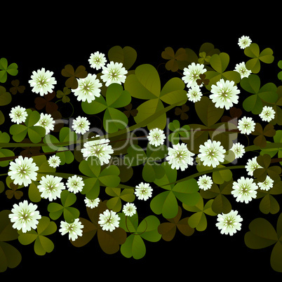 A seamless clover design