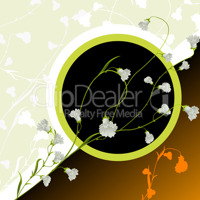 Abstract floral background