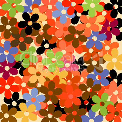 Decorative floral pattern