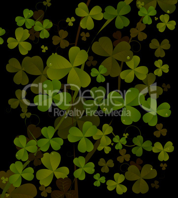 St. Patrick's day abstract background