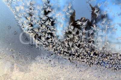 ice on window