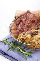 sauerkraut with smoked meat
