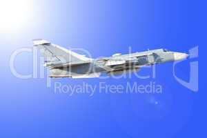Military jet bomber Su-24