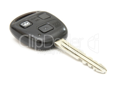 Car key, object isolated on white background .