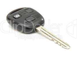 Car key, object isolated on white background .