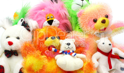 Children's bright beautiful soft toy