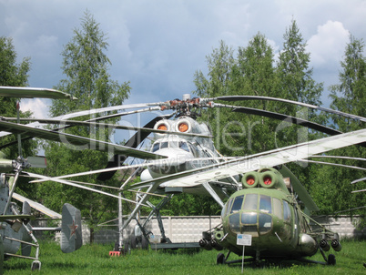 Moscow, Monino, Russia, the plane of war an a parking