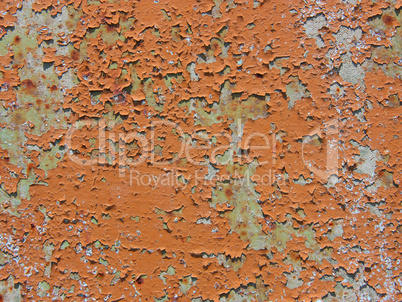 rusty metal background closeup