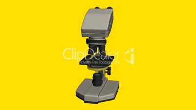 Microscope in aboratory,research equipment.