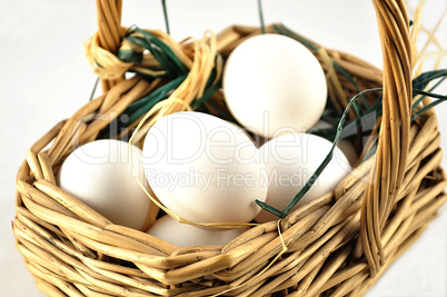 eggs in a basket