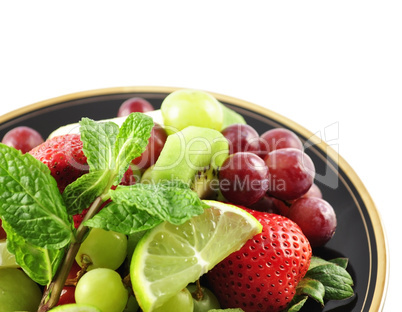 fruits on a plate