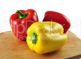 red and yellow sweet peper