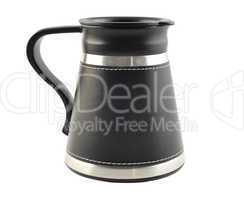 black travel coffee mug