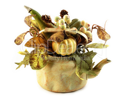 decorative pot with plants