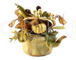 decorative pot with plants