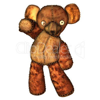 tanzender alter teddybär