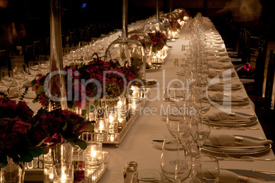 Elegant  dinner table setting 5