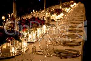 Elegant  dinner table setting 8